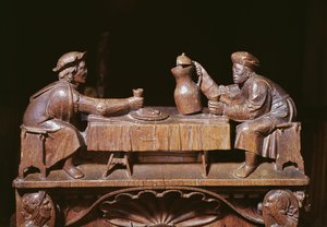 (Detalle) de los hermanos Rigoley del coro